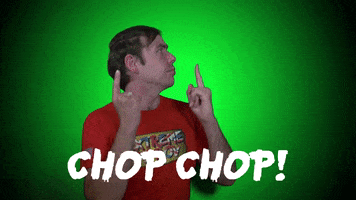 Chop Chop 3D GIF by Extreme Improv