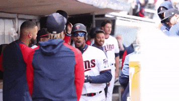 High Five Lets Go GIF by MLB