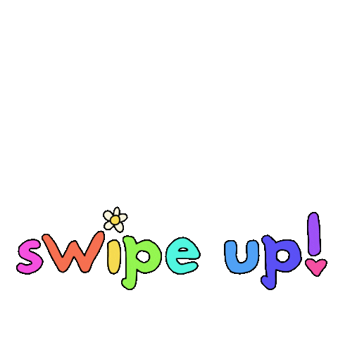 Swipe Up Sticker by Hannah Daisy