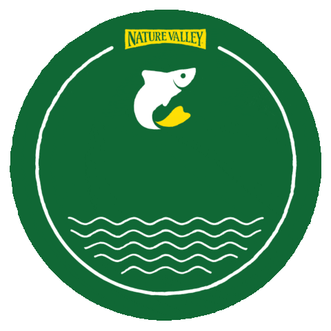 Fishing Sticker by Nature Valley