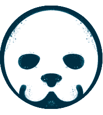 Fish Seal Sticker by zeehondencentrum