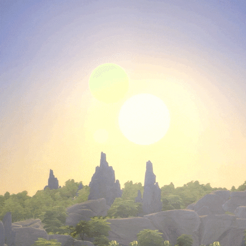 Flying Star Wars GIF by The Sims