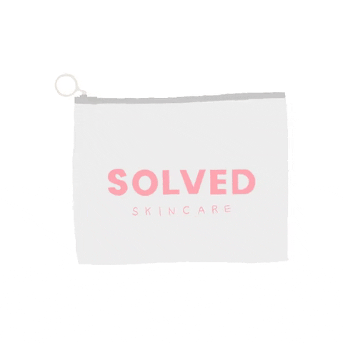 Pouch GIF by SOLVED SKINCARE