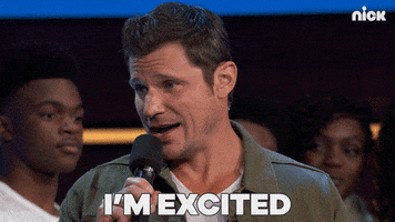 Excited Nick Lachey GIF by Nickelodeon