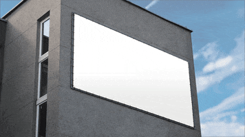 mediamodifier house sign advertising building GIF