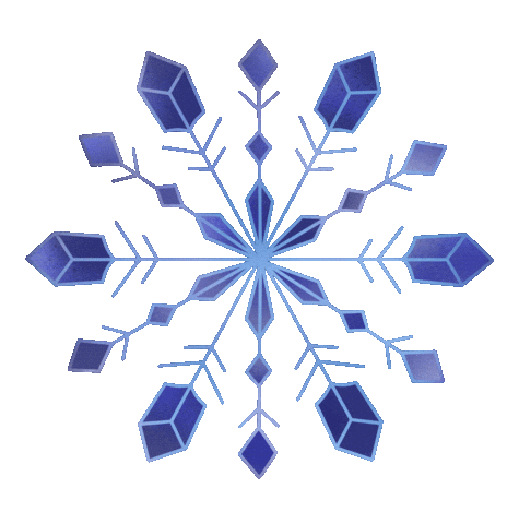 Snowflake Sticker by YA čtu