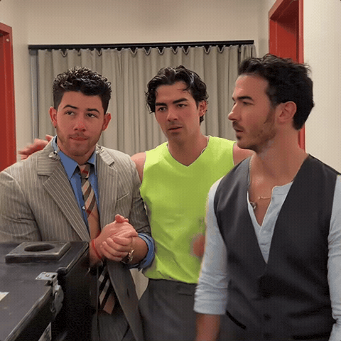 Shocked Nick Jonas GIF