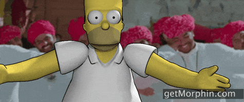 Happy Homer Simpson GIF by Morphin