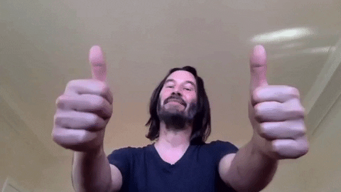 Keanu Reeves Thumbs Up GIF by Lionsgate