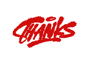 Thanks Reaction Sticker