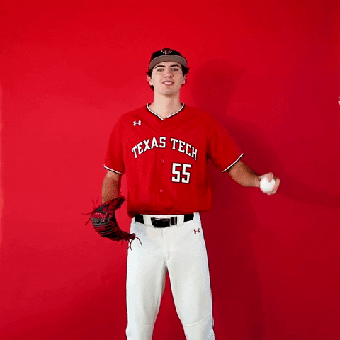 Brady Lejeune-Deacutis GIF by Texas Tech Baseball