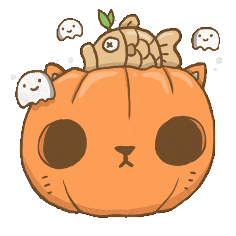 Cat Halloween Sticker