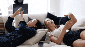 friends calming down GIF by Girlys Blog