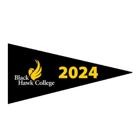 Bhcgrad Sticker by Black Hawk College