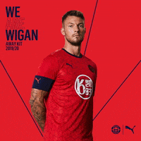 football kit smiling GIF by Wigan Athletic
