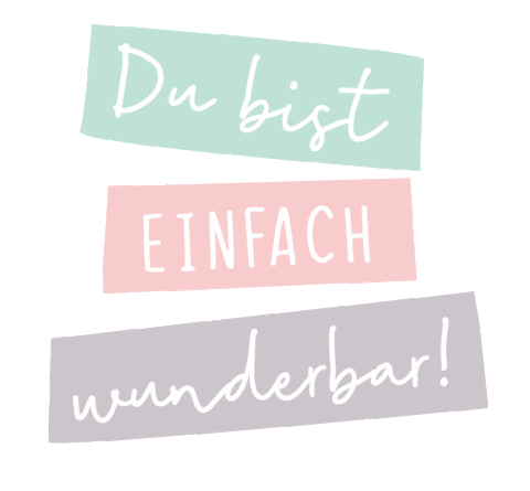 Wunderbar Sticker by Grafik Werkstatt for iOS & Android | GIPHY