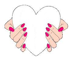 elenamaximova heart nails manicure nail Sticker