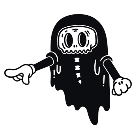 Look Ghost Sticker