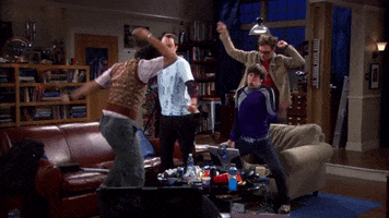 Excited Season 1 GIF by The Big Bang Theory