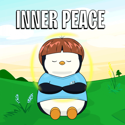 Breathe Inner Peace GIF by Pudgy Penguins