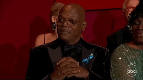 Samuel L Jackson Reaction GIF by The Academy Awards - Find & Share on GIPHY