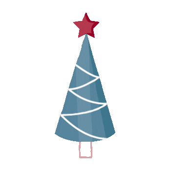 Christmas Tree Sticker by Vichy Greece