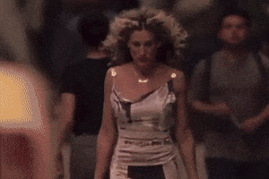 Carrie Bradshaw Walking GIF
