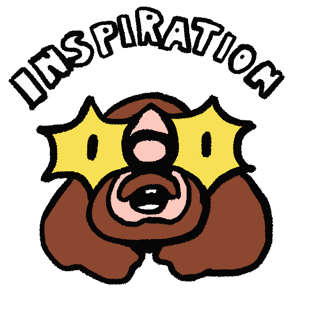 Inspiration Sticker by Ryan Asher McShane