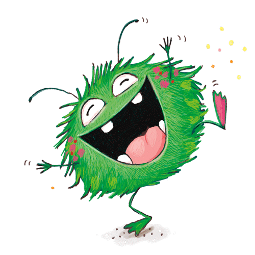 Happy Monster Sticker by Carlsen Kinderbuch