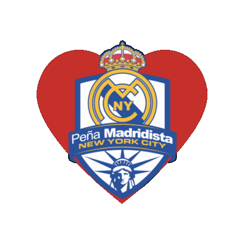 Real Madrid Love Sticker by MadridistasNYC