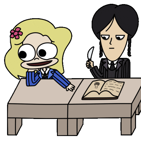 Halloween Wednesday Sticker