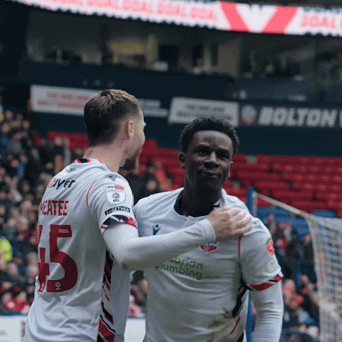 Goal Celebrations GIF by Bolton Wanderers FC