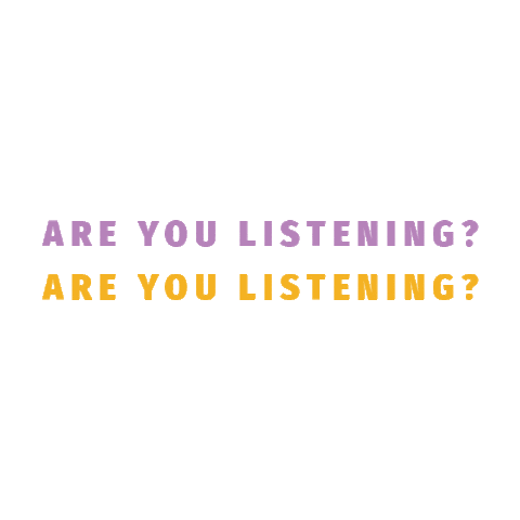 Listen Are You Listening Sticker by CARE USA