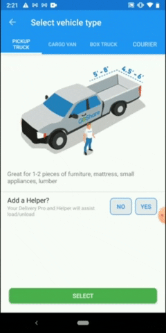 Courier Pickup Truck GIF by GoShare