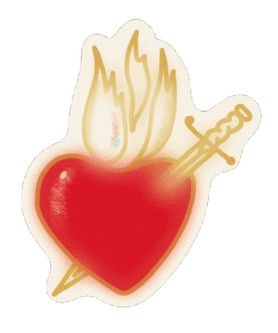 I Miss You Sticker Sticker by eva pils