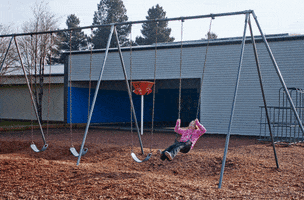 girl swinging GIF by hateplow