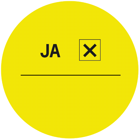 Basel Sticker by Stimmrecht für Basel's Einwohner:innen