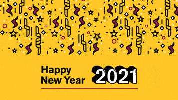 Happy New Year Sparkle GIF by Arizona State University