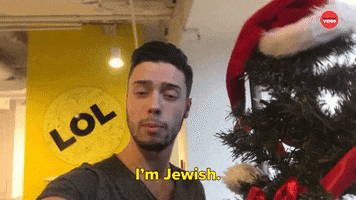 Christmas Jewish GIF by BuzzFeed