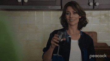 Red Wine Drinking GIF by PeacockTV