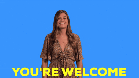 Youre Welcome GIF by Originals by originals