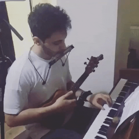 kayagiraymusic piano ukulele kaya harmonica GIF