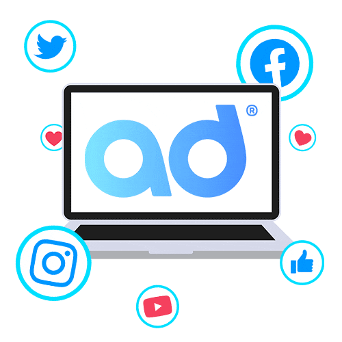 AD Media Solution Sticker