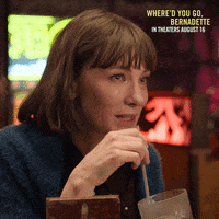 Cate Blanchett Flirt GIF by Where’d You Go Bernadette