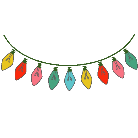 Christmas Lights Transparent Background GIFs
