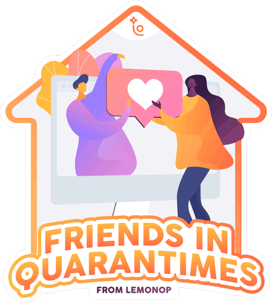 Friends Sticker by Lemonop