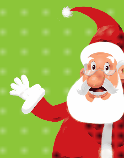 Father Christmas GIF by Bill Greenhead