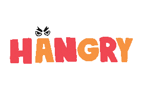 Angry Hungry Sticker