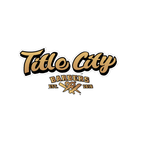 Title City Barbers Sticker