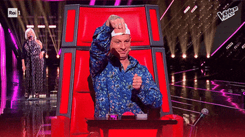 Television Wow GIF by The Voice of Italy